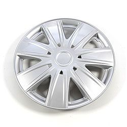 Chrome/silver 15 inch Abs Hub Caps (set Of Four) (When checking your tire size, do not measure the hub cap. It will give a larger size than needed. For the correct size, it goes by the tire size. Check the sidewall of your tire for a series of #s like P2