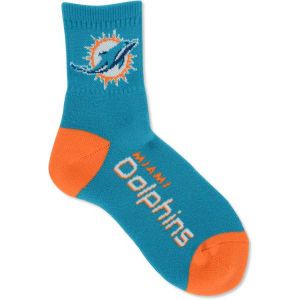 Miami Dolphins For Bare Feet Ankle TC 501 Med Sock