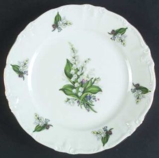 Winterling   Bavaria Wig108 Salad Plate, Fine China Dinnerware   Lily Of The Val