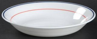 Corning Plymouth Coupe Soup Bowl, Fine China Dinnerware   Corelle, Blue & Red Ba