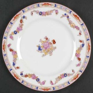 Minton Minton Rose (Newer, Smooth) Luncheon Plate, Fine China Dinnerware   Newer