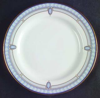 Lenox China Sheraton Blue Bread & Butter Plate, Fine China Dinnerware   White La