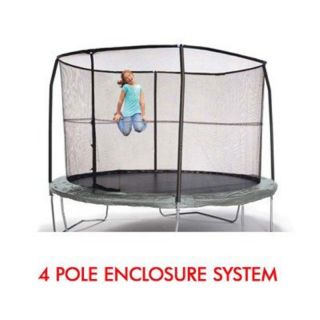 12 ft. Trampoline Net attaches to Top Ring that uses 5 in. Springs   Fits