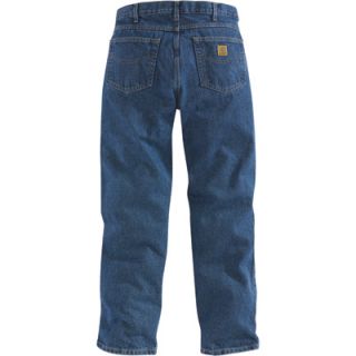 Carhartt Relaxed Fit Tapered Leg Jean   Stonewash, 28in. Waist x 32in. Inseam,