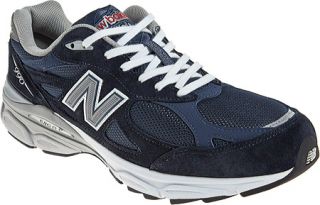 Mens New Balance M990v3   Navy Running Shoes