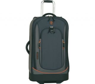 Timberland Claremont 26 Non Expandable Suitcase   Navy/Black/Orange Suitca