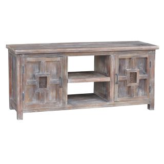 Barton Lime Wash Acacia Wood Tv Stand