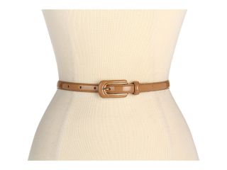 LAUREN by Ralph Lauren Skinny Patent With Patent Inlay Buckle Womens Belts (Brown)