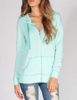 Womens Burnout Hoodie Mint In Sizes Large, Medium, X Large, Small, X 
