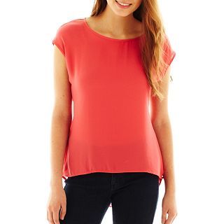 Heart N Soul Heart & Soul High Low Top, Bright Coral