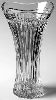 Mikasa Cimarron 9 Flower Vase   Giftware,Clear,Polish Cut Lines&Band