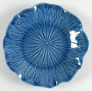 Metlox   Poppytrail   Vernon Lotus Medium Blue Salad Plate, Fine China Dinnerwar