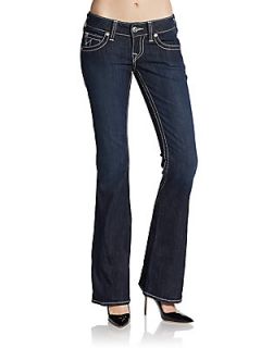 Flared Topstitched Jeans   Lonestar