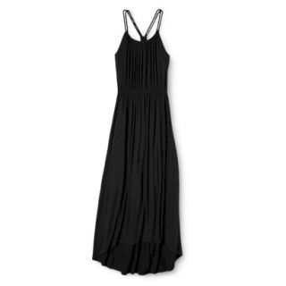 Merona Petites Sleeveless Braided Maxi Dress   Black XLP