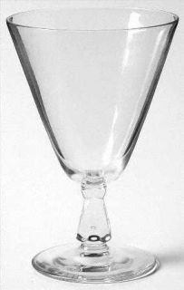 Bryce Cosmopolitan Water Goblet   Stem #14a,Clear,Flat Sided Stem,No Trim
