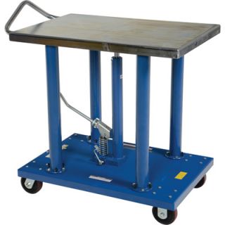 Vestil Manual Hydraulic Post Table   2000 Lb. Capacity, Model# HT 20 2436A