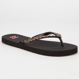 Zig To My Zag Womens Sandals Black Combo In Sizes 7, 8, 10, 9, 6 For