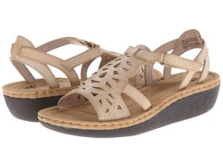 Cliffs by White Mountain Chambray Womens Wedge Shoes (White)