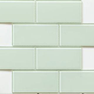 Martini Mosaic Blocco Mint Glass 14.75 X 11.75 inch Tile Sheets (set Of 10 Sheet)