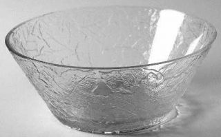 Tiara Celebration Salad Bowl   All Over Leaves, Clear