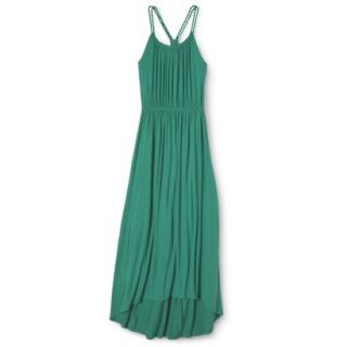 Merona Womens Knit Braided Strap Maxi Dress   Acacia Leaf   XS