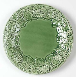 Bordallo Pinheiro Grape Green Dinner Plate, Fine China Dinnerware   All Green,Em
