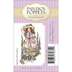 Paintbox Poppets EZmount Cling Stamps in A Cottage Garden 1.75x3.25