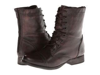 Steve Madden P Kombat Womens Lace up Boots (Brown)