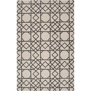 Hand tufted Krebs Moroccan Tile Wool Rug (8 X 11)