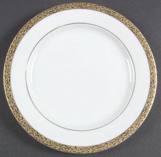Nikko Gold Filigree Salad/Dessert Plate, Fine China Dinnerware   Fine China,Gold