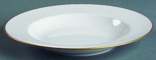 Bernardaud Pacaudiere Rim Soup Bowl, Fine China Dinnerware   Phoebe Shape, White