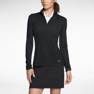 Nike Half Zip Key Womens Golf Cover Up   Black