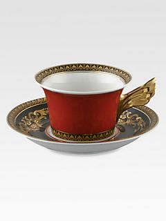 Versace Medusa Red Tea Cup   No Color