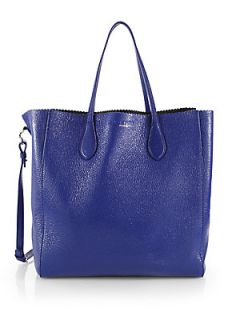 Rochas Shiny Deer Tote   Blue