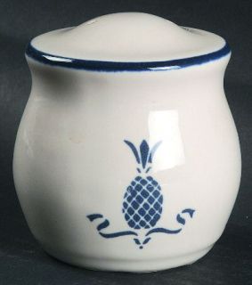 Pfaltzgraff Hospitality Salt Shaker, Fine China Dinnerware   Blue Pineapple In C