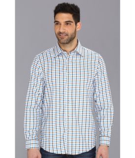 Report Collection L/S Check Shirt with Contrast Mens Long Sleeve Button Up (Multi)