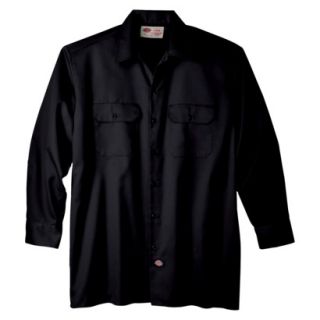 Dickies Mens Original Fit Twill Work Shirt   Black LT