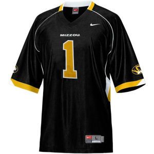 Missouri Tigers Mizzou #1 Haddad Brands NCAA Kids Football Jersey