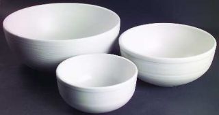  Bianco 3 Piece Mixing Bowl Set, Fine China Dinnerware   Home Collection