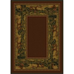 High Country Elk Area Rug (710 X 106)