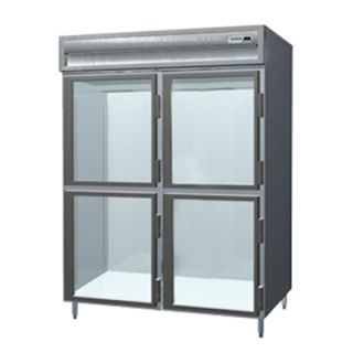 Delfield Reach In Refrigerator w/ Glass Half Door, 37.96 cu ft, Export