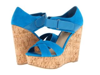 Lumiani International Collection Farah Womens Wedge Shoes (Blue)