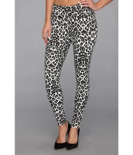 HUE Leopard Print Legging Womens Casual Pants (Black)