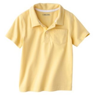 Cherokee Infant Toddler Boys Short Sleeve Polo Shirt   Yellow 12 M