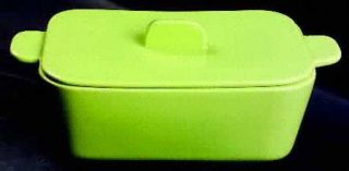 Franciscan Tiempo Lime Green (Sprout) Rectangular Covered Vegetable, Fine China