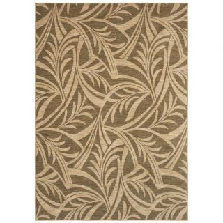 Abstracted Leaf Light Green Area Rug (36 X 5)