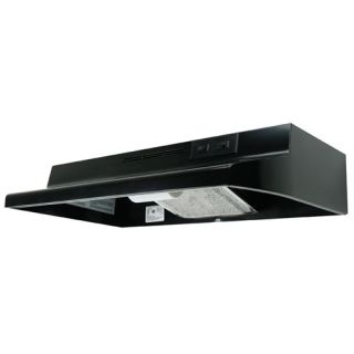 Air King AD1306 Advantage Ductless Range Hood, 30Inch Wide Black