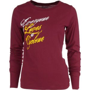 Iowa State Cyclones NCAA Womens Lovergirl Lucy Long Sleeve T Shirt
