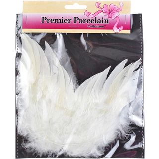 Feather Angel Wings 6x5 1/2 white (White. Imported. )