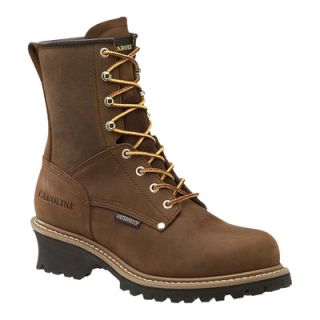 Carolina Waterproof Logger Boot   8in., Brown, Size 11 1/2, Model# CA8821